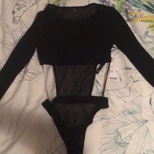 Out from Under Mesh Long Sleeve Bodysuit